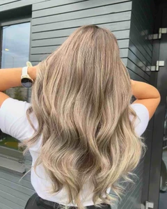 Balayage cu decolorare (model), Peeling chimic, Balayage din vopsea