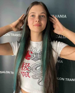 loreal blue, albastru, balayage blue, cluj