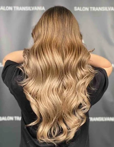 Vopsit simplu, Balayage cu decolorare, Bianca Roman